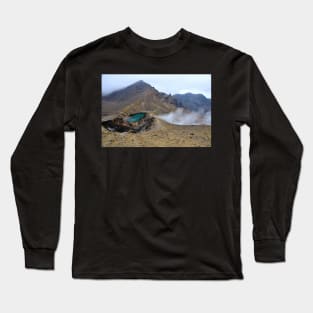 Nouvelle Zélande - volcan Tongariro Long Sleeve T-Shirt